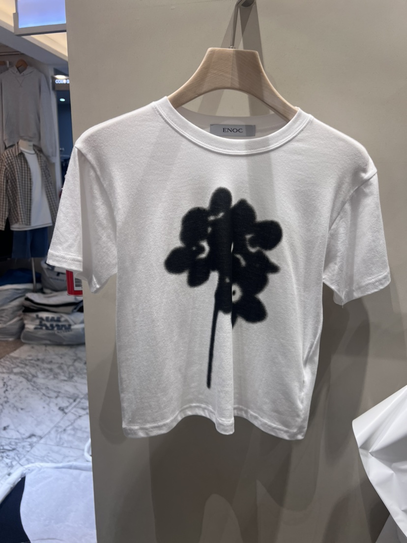 ENOC-男裝韓國直郵女裝新品熱賣時尚職業推薦真品24春夏T恤ENOCT恤