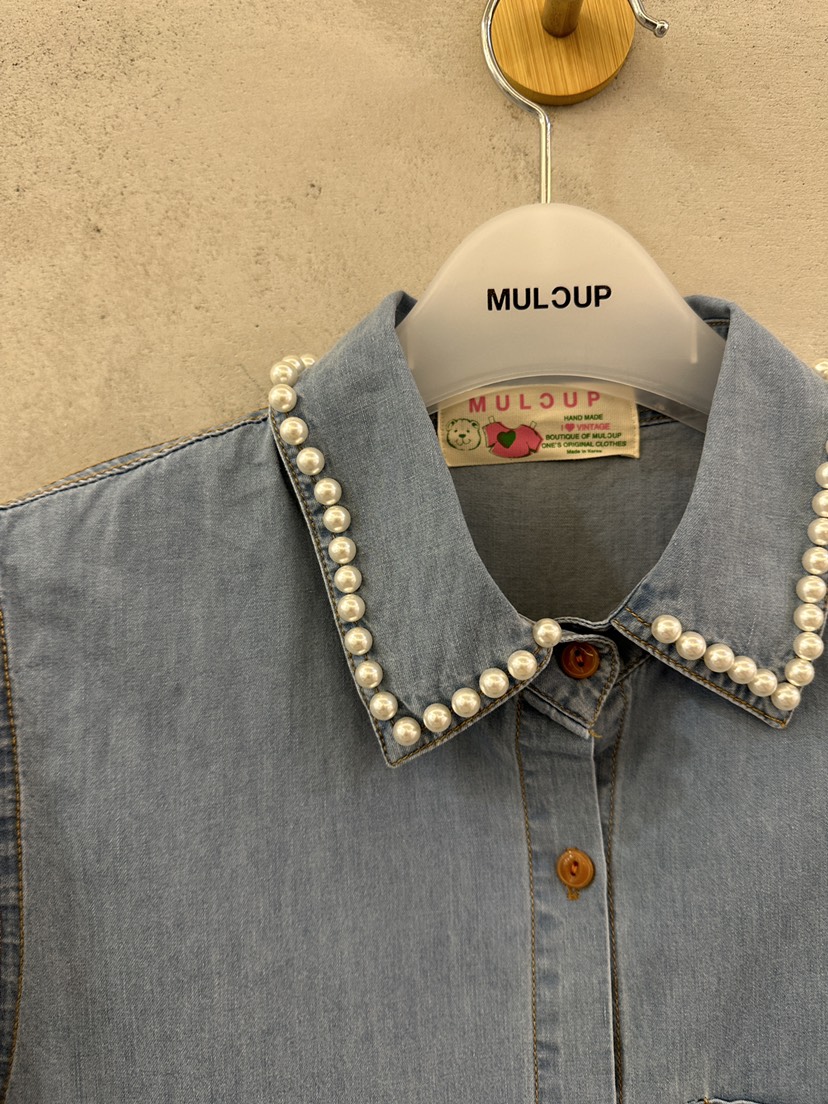 MULCUP-訂貨周期5-30天韓國直郵女裝新品時尚襯衫蕾絲衫CABINET襯衫/蕾絲衫
