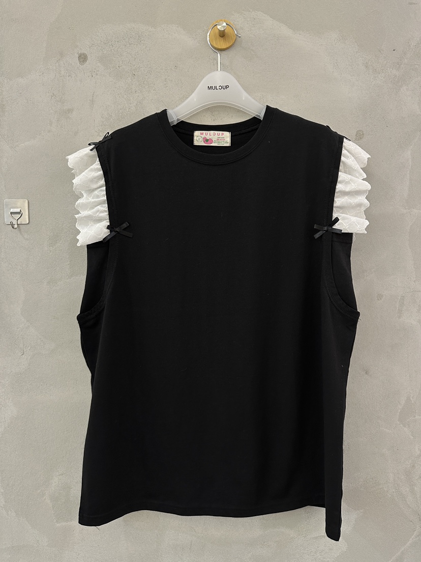 MULCUP-訂貨周期5-30天韓國直郵東大門實拍女裝新款休閑襯衫蕾絲衫CABINET襯衫/蕾絲衫圖色2
