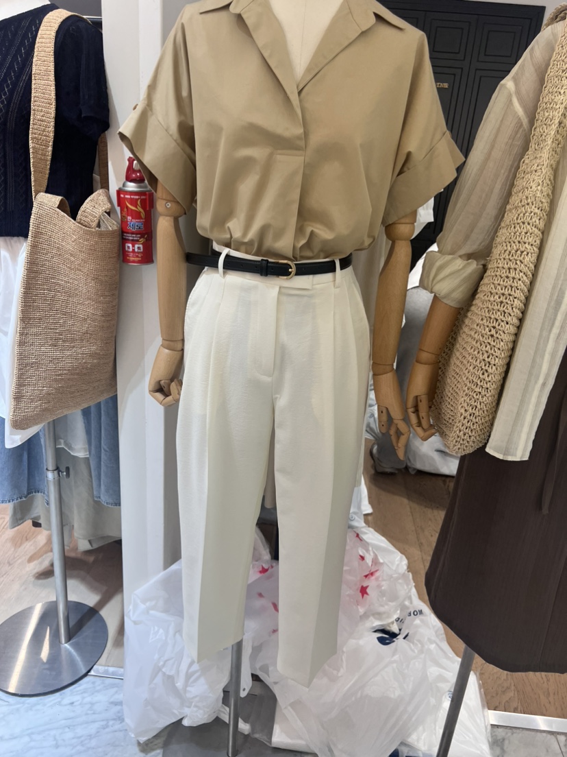 VENIR直郵韓國代購女裝新品推薦時尚休閑真品職業人氣休閑褲VENIR-a休閑褲