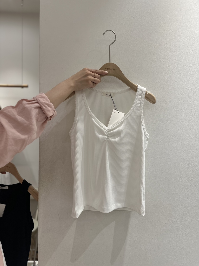 VERVEINE直郵韓國代購女裝新款休閑真品人氣推薦吊帶背心蕾絲VERVEINE吊帶/背心圖色2
