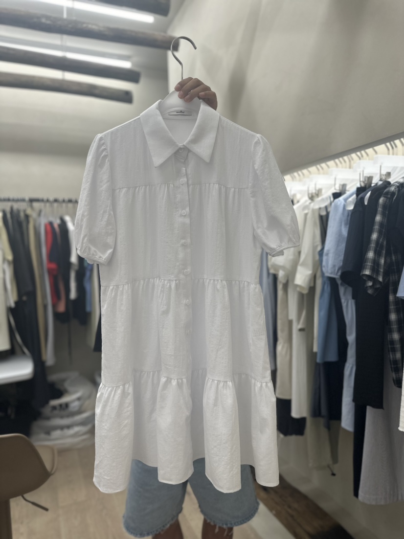 Waller直郵韓國代購女裝新品休閑推薦時尚熱賣24春夏連衣裙NOTHING連衣裙