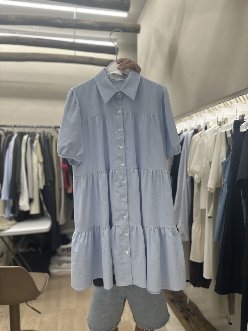 Waller直郵韓國代購女裝新品休閑推薦時尚熱賣24春夏連衣裙NOTHING連衣裙圖色3