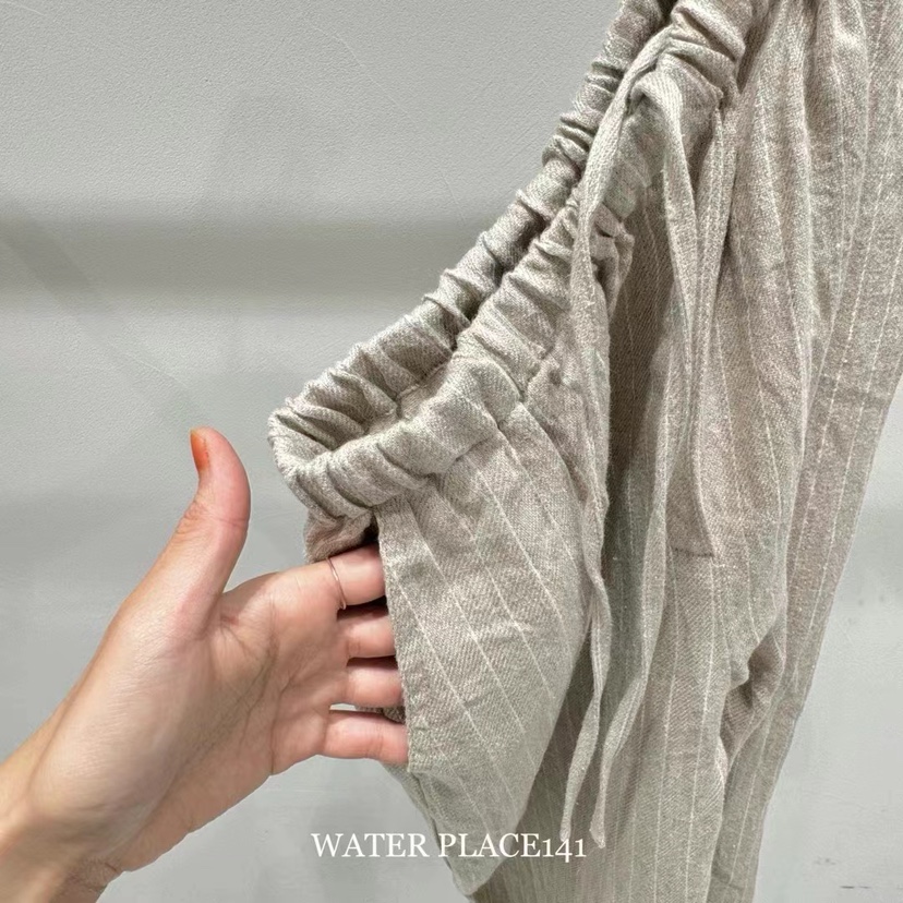 WATER/RIVER韓國直郵女裝新款真品時尚24春夏休閑休閑褲WATER/RIVER休閑褲