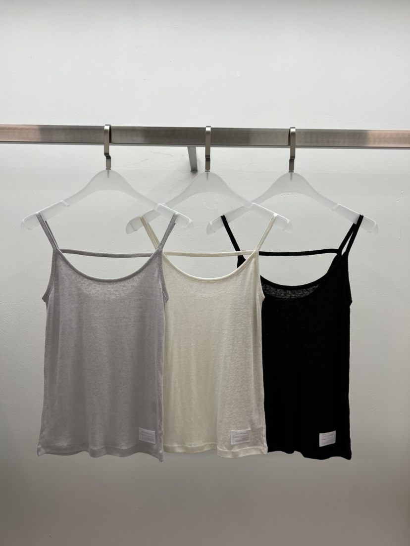 WEARABLE韓國直郵東大門代購女裝新品職業真品吊帶背心亞麻WEARABLE吊帶/背心