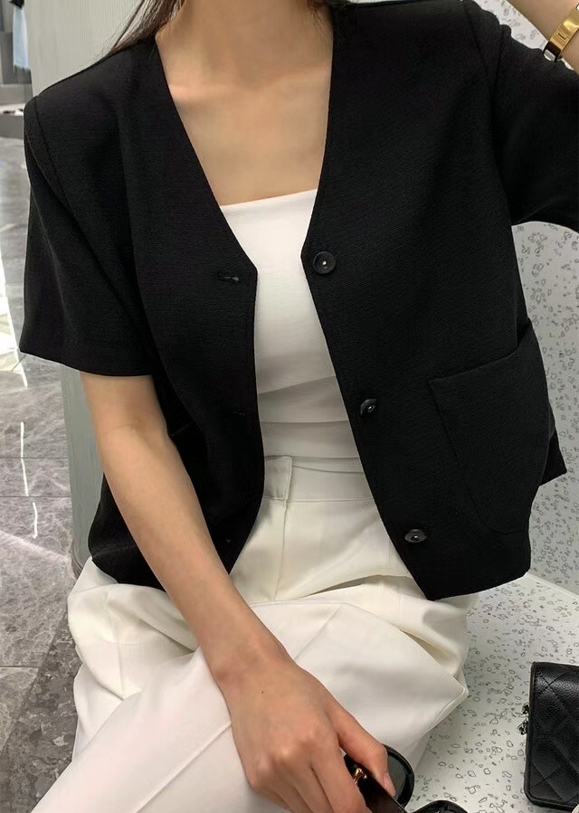 A WEEK韓國直郵東大門代購女裝新品休閑24春夏真品職業夾克A WEEK夾克