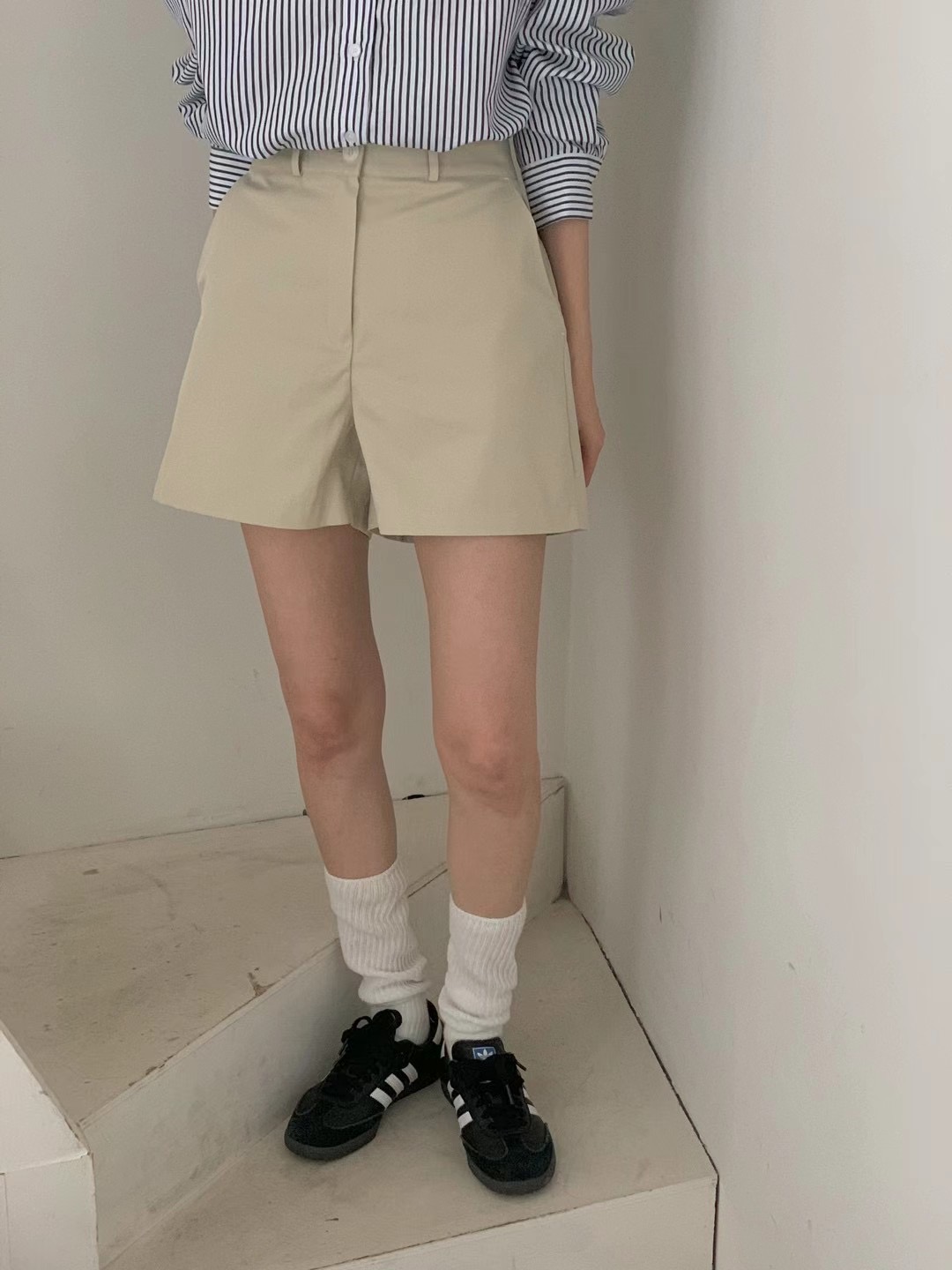 A WEEK韓國直郵東大門實拍女士新品人氣休閑時尚24春夏短褲A WEEK短褲