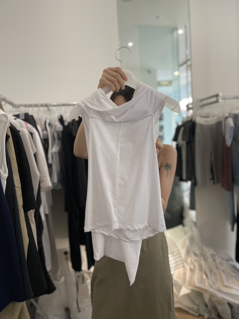 CREAM VILLA韓國直郵東大門實拍女士新款24春夏吊帶背心CREAMVILLA吊帶/背心