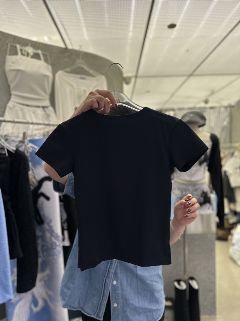 EXIT韓國直郵東大門實拍女裝新品24春夏時尚推薦休閑熱賣T恤EXITT恤