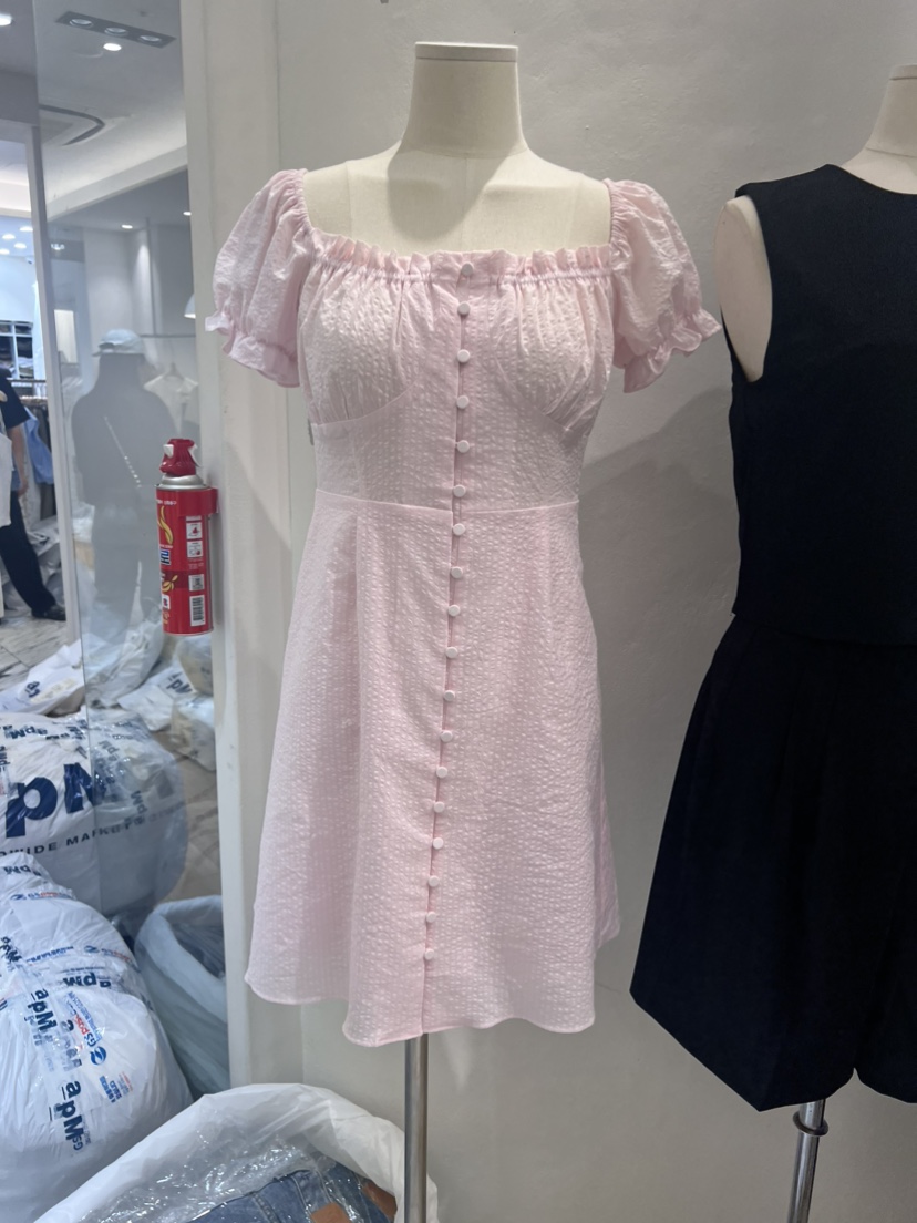 MUNSELL韓國直郵東大門實拍女裝新品24春夏熱賣職業連衣裙MUNSELL連衣裙