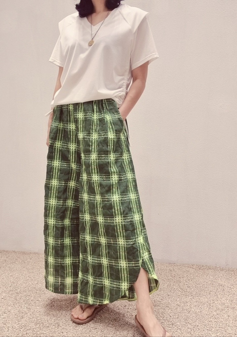 NEOUL/ahin雙領標簽直郵韓國代購女裝新款24春夏休閑休閑褲NEOUL/ahin雙領標簽休閑褲