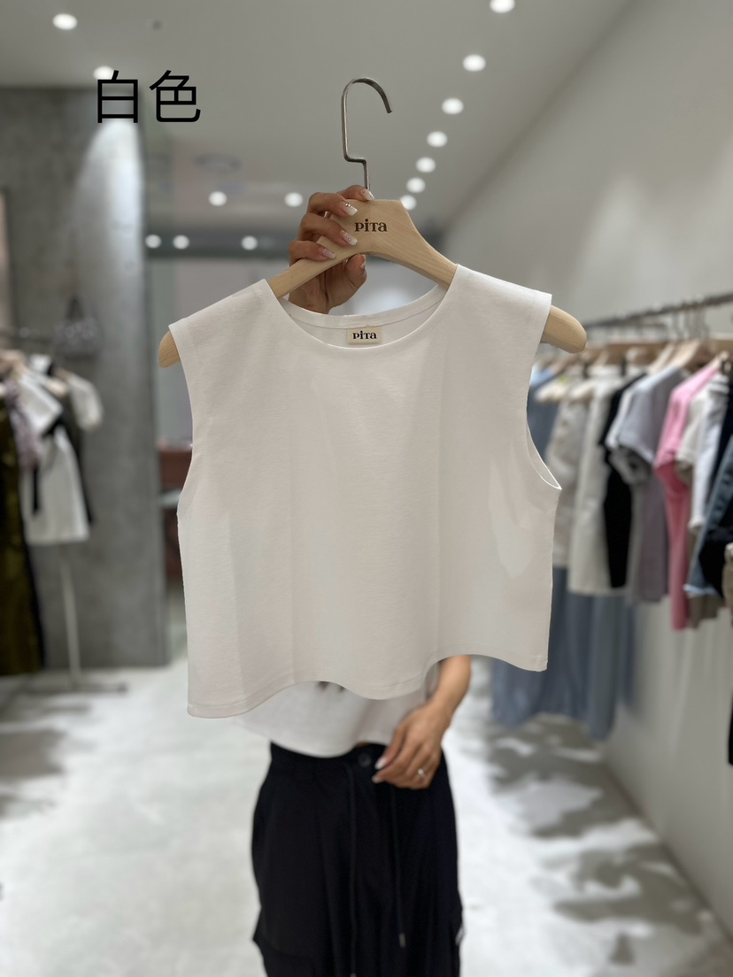 piTa韓國直郵女裝新品推薦時尚職業真品人氣休閑24春夏吊帶背心THE VERLIN/piTa吊帶/背心