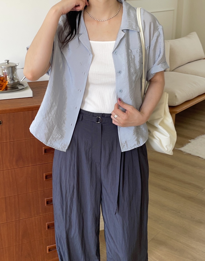 Sendtwo韓國直郵女裝新款真品人氣熱賣時尚休閑職業襯衫蕾絲衫SENDTWO襯衫/蕾絲衫