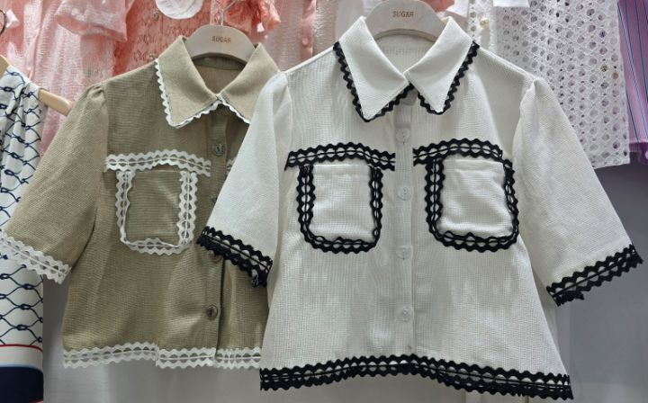 SUGAR韓國直郵東大門代購女裝新品24春夏職業人氣真品夾克SUGAR夾克
