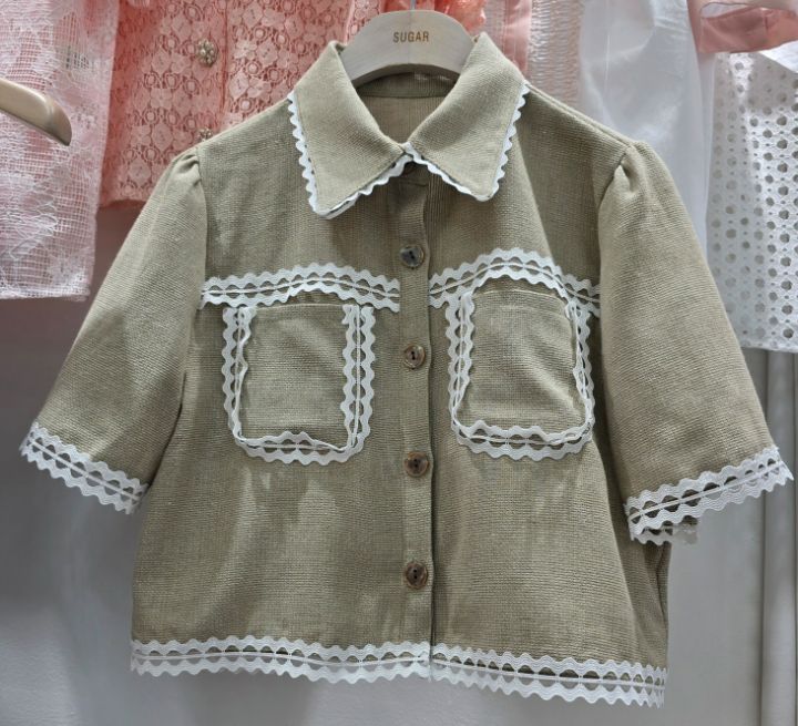 SUGAR韓國直郵東大門代購女裝新品24春夏職業人氣真品夾克SUGAR夾克
