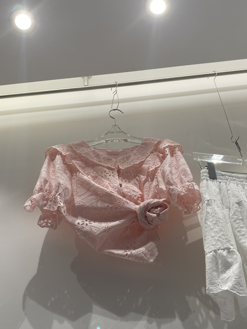 THE LENA韓國直郵女裝新品時尚真品職業休閑熱賣襯衫蕾絲衫NWEOL襯衫/蕾絲衫圖色2