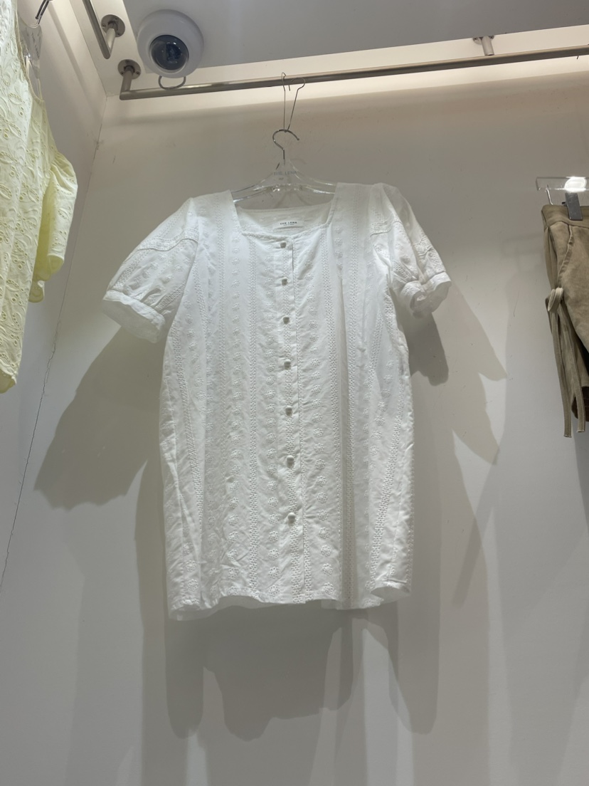 THE LENA韓國直郵東大門實拍女裝新款職業24春夏襯衫蕾絲衫NWEOL襯衫/蕾絲衫圖色1