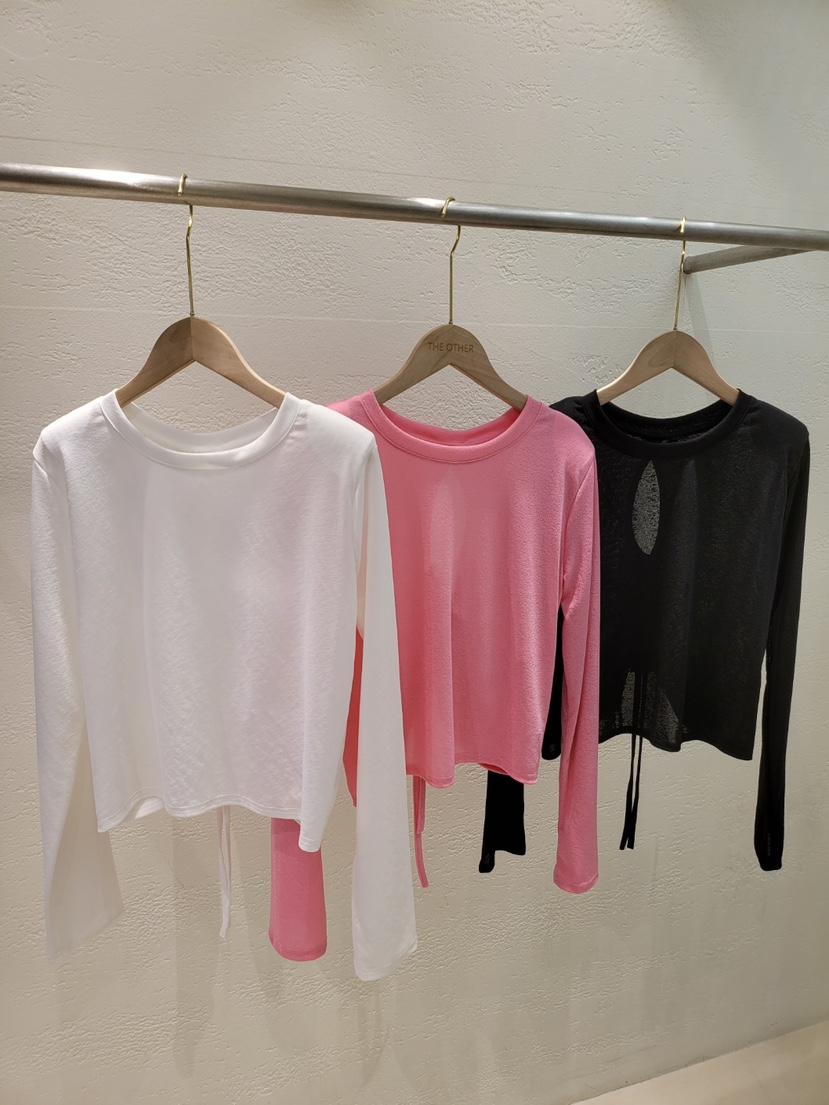 THE OTHER韓國直郵東大門代購女裝新品24春夏熱賣長袖T恤THE OTHER長袖T恤