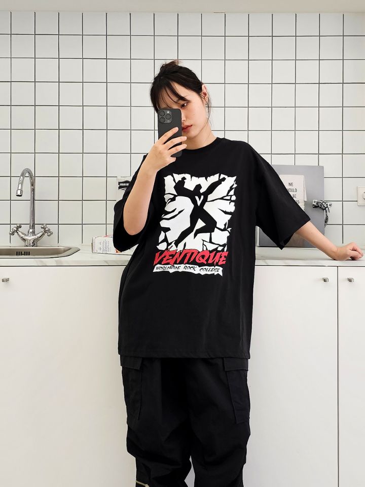 VENTIQUE韓國直郵東大門實拍女裝新款人氣休閑熱賣真品24春夏T恤VENTIQUET恤