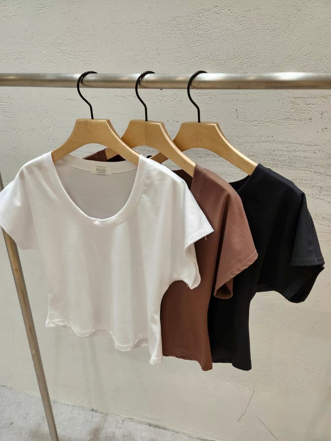 HHOLIC直郵韓國代購女裝新品職業人氣休閑時尚熱賣推薦24春夏T恤HHOLICT恤