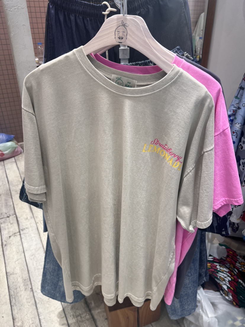 KKUKKU韓國直郵東大門代購女裝新品真品熱賣職業人氣24春夏T恤KKUKKU-男裝T恤圖色2