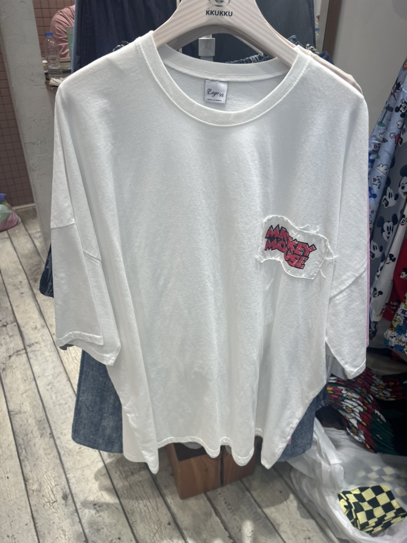 KKUKKU直郵韓國代購女裝新品職業24春夏休閑時尚推薦真品T恤KKUKKU-男裝T恤