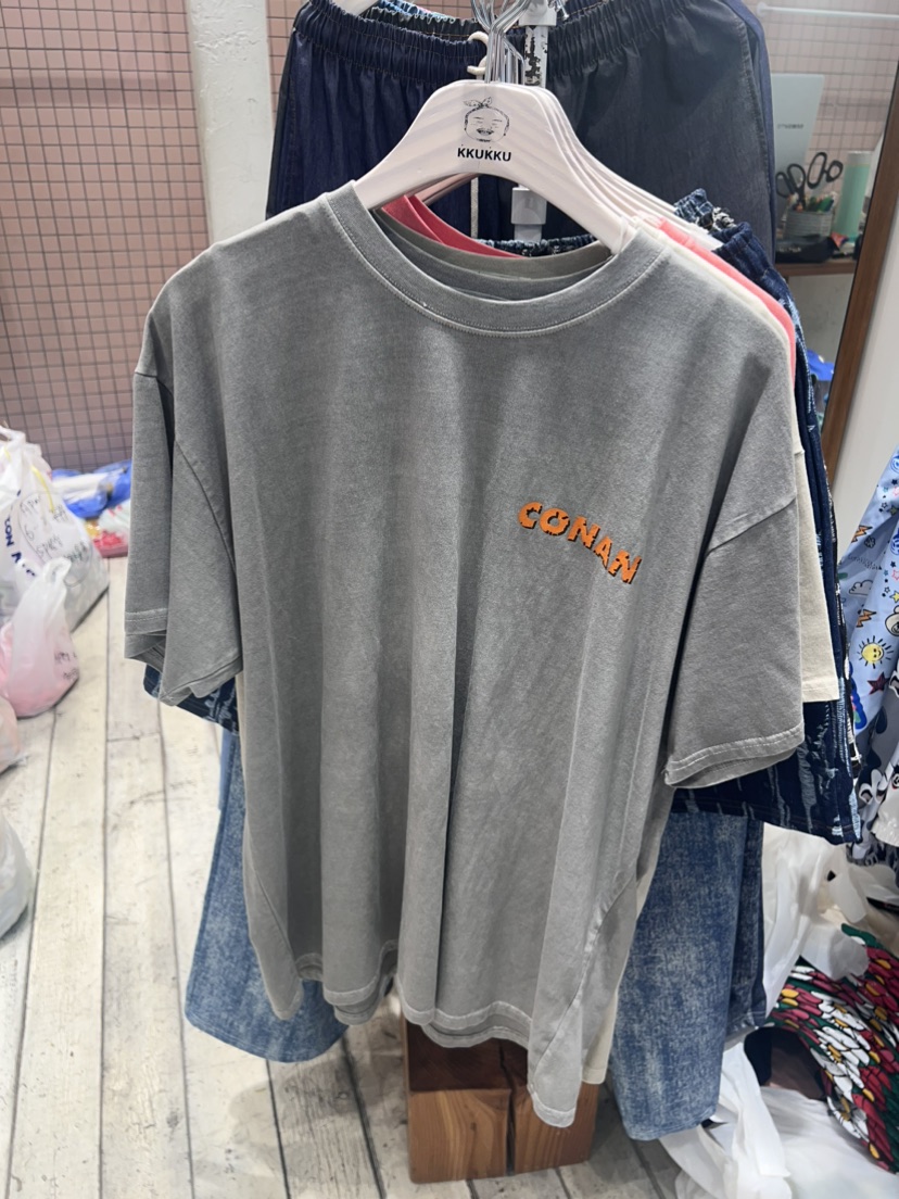 KKUKKU韓國直郵女裝新品人氣熱賣職業推薦休閑時尚真品24春夏T恤KKUKKU-男裝T恤圖色2