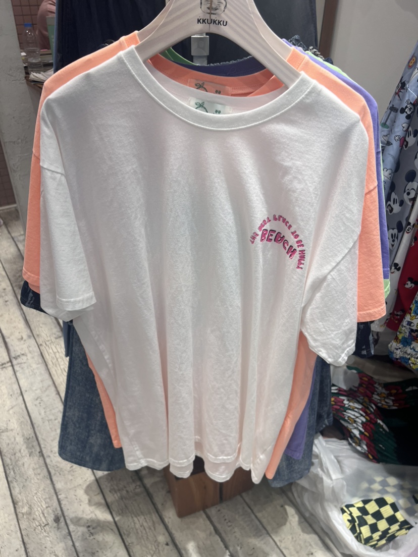 KKUKKU韓國直郵女裝新品熱賣人氣時尚休閑職業推薦真品24春夏T恤KKUKKU-男裝T恤