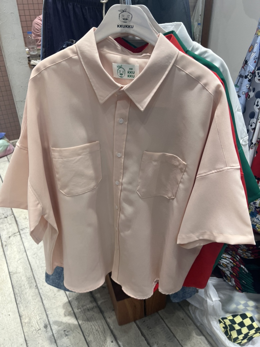 KKUKKU韓國直郵東大門實拍女裝新款24春夏時尚襯衫蕾絲衫KKUKKU-男裝襯衫/蕾絲衫