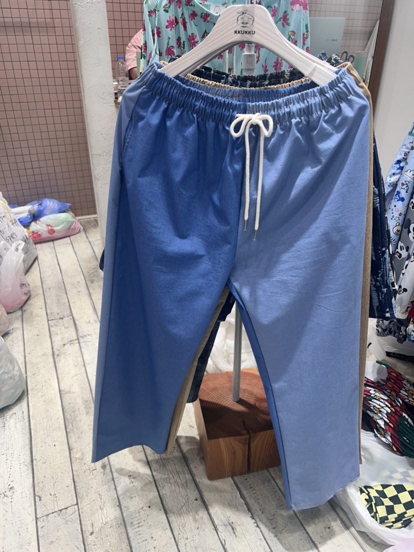 KKUKKU韓國直郵東大門實拍女裝新品推薦24春夏職業休閑褲KKUKKU-男裝休閑褲圖色2