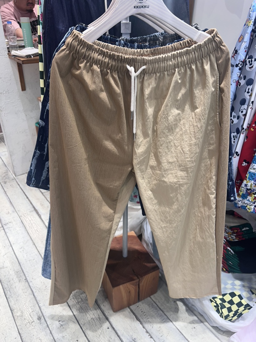 KKUKKU韓國直郵東大門實拍女裝新品推薦24春夏職業休閑褲KKUKKU-男裝休閑褲圖色3