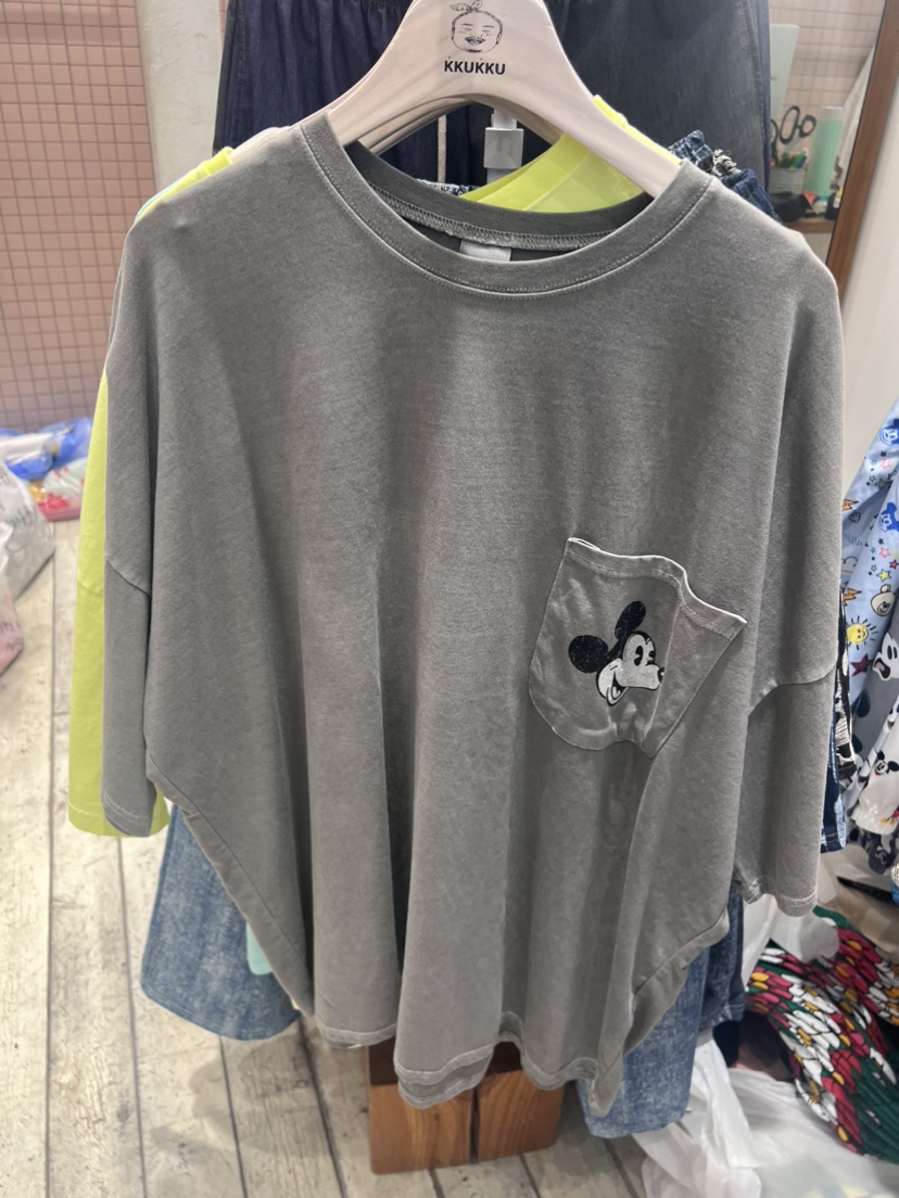 KKUKKU直郵韓國代購女裝新品休閑24春夏推薦時尚職業人氣T恤KKUKKU-男裝T恤圖色2