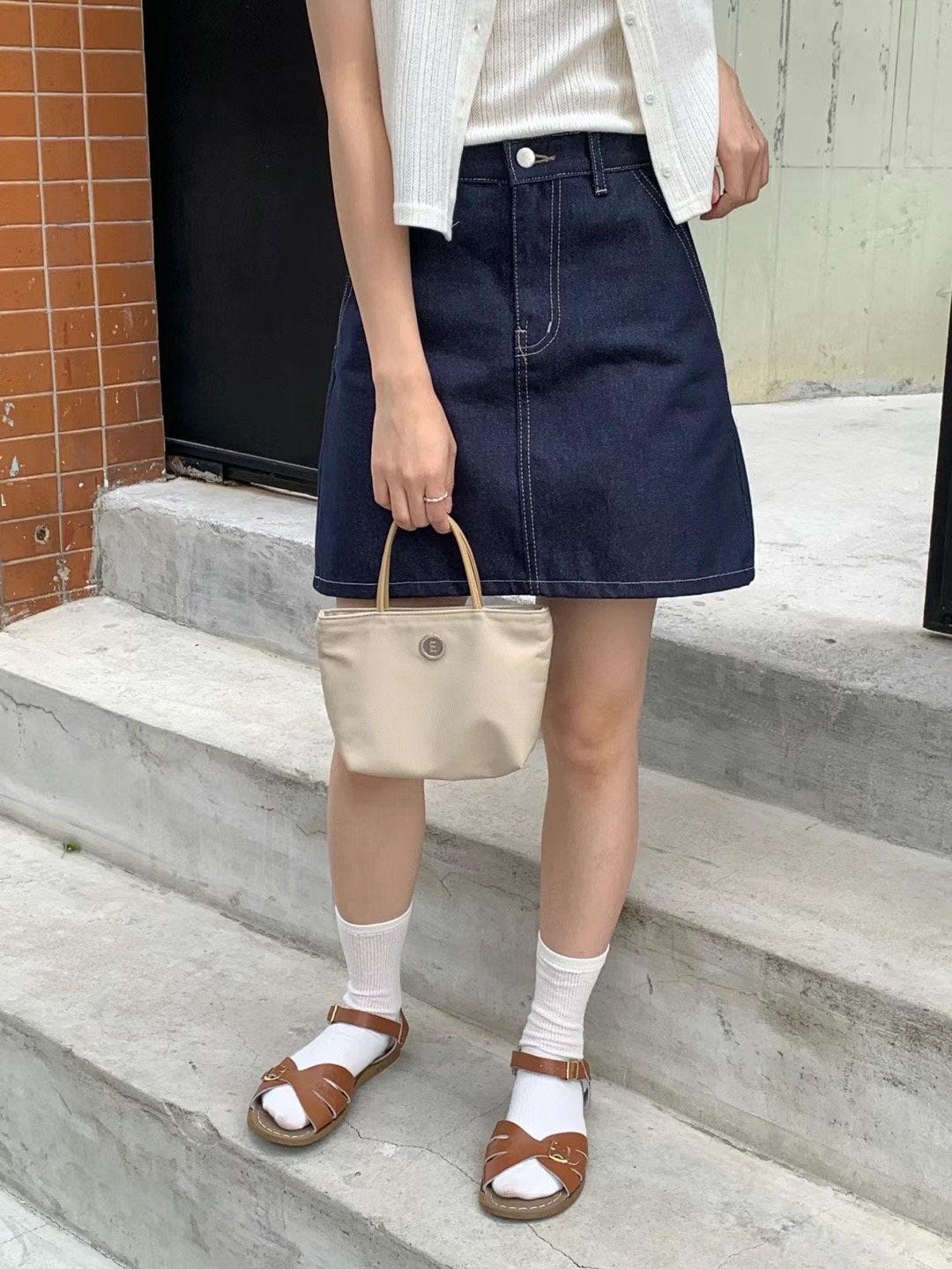 SEPTEMBER ISSUE韓國直郵東大門實拍女裝新款職業24春夏短裙SEPTEMBER ISSUE短裙
