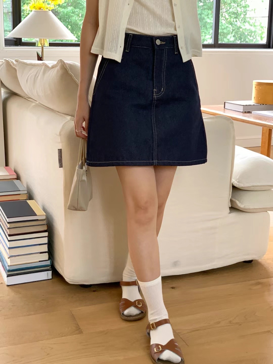 SEPTEMBER ISSUE韓國直郵東大門實拍女裝新款職業24春夏短裙SEPTEMBER ISSUE短裙