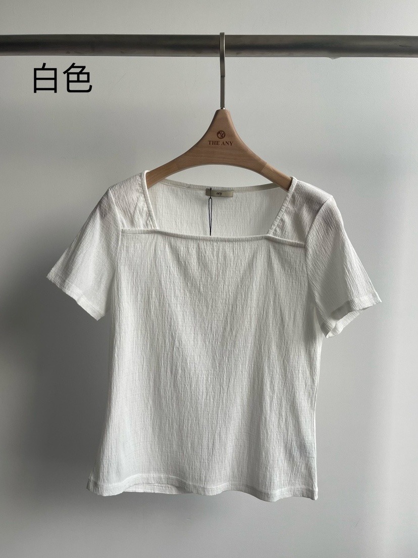 The any韓國直郵東大門代購女裝新款職業推薦24春夏襯衫蕾絲衫MEMOIRE襯衫/蕾絲衫圖色2