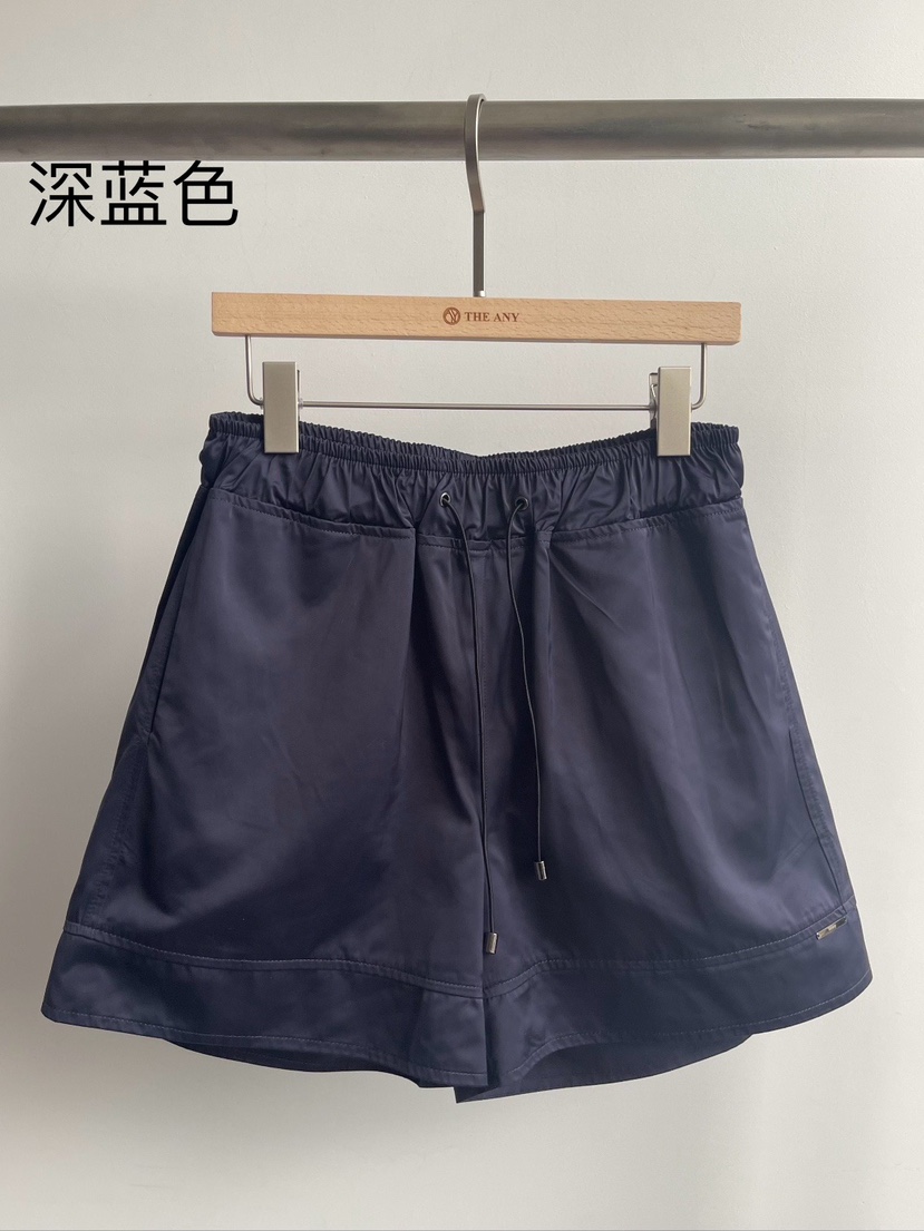 The any韓國直郵東大門實拍女裝新款24春夏熱賣職業短褲MEMOIRE短褲圖色2