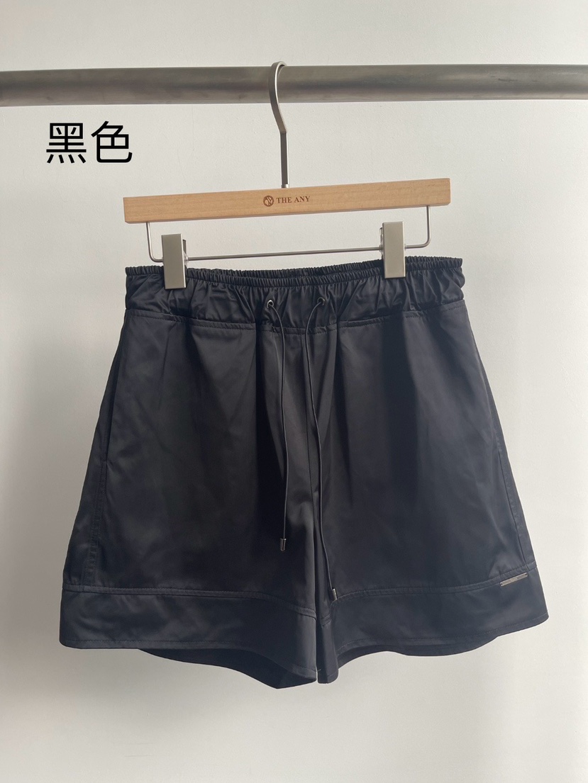 The any韓國直郵東大門實拍女裝新款24春夏熱賣職業短褲MEMOIRE短褲圖色3