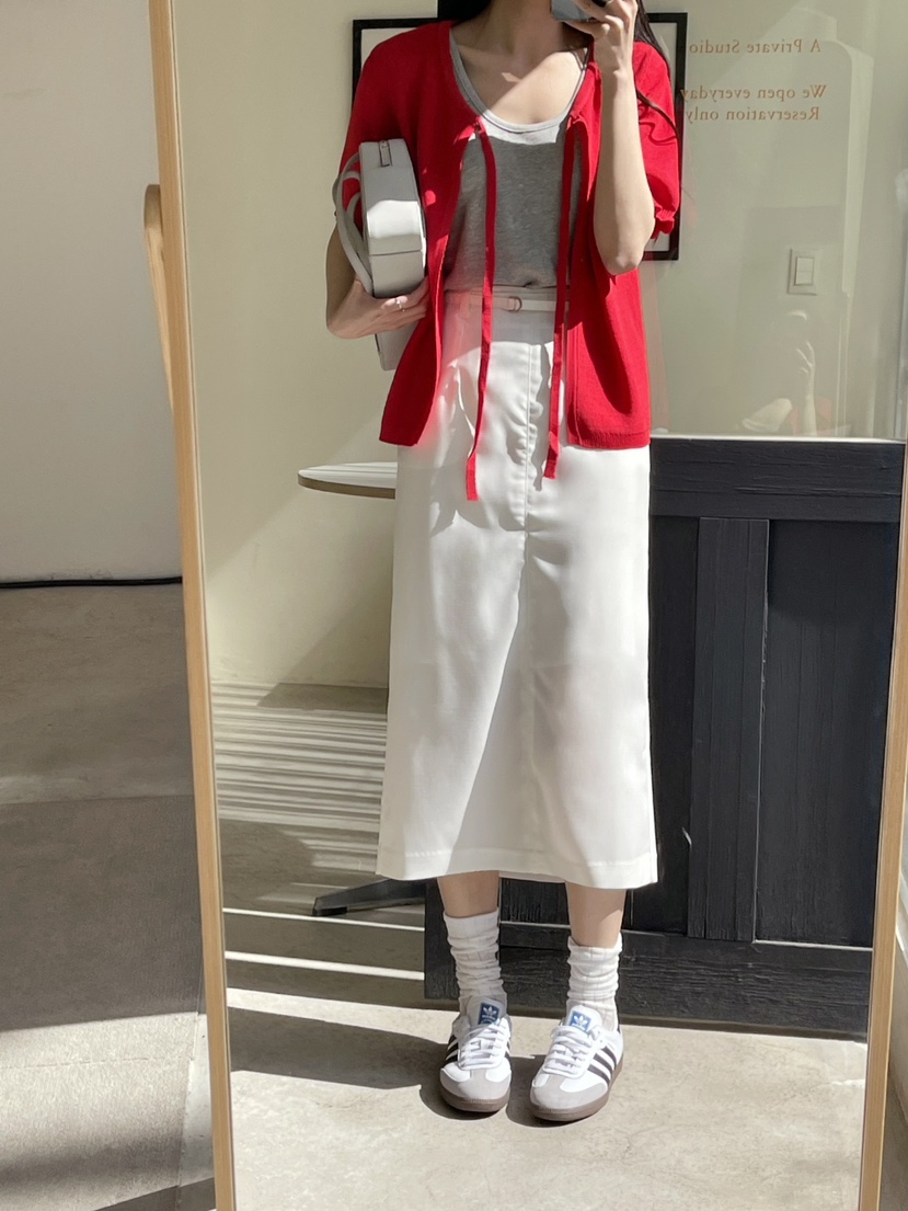 The any直郵韓國代購女裝新款24春夏職業真品時尚針織衫MEMOIRE針織衫