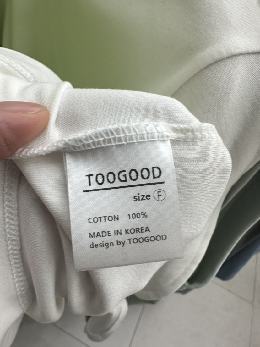 TOOGOOD韓國直郵女裝新款人氣熱賣時尚推薦職業真品24春夏T恤TOOGOODT恤