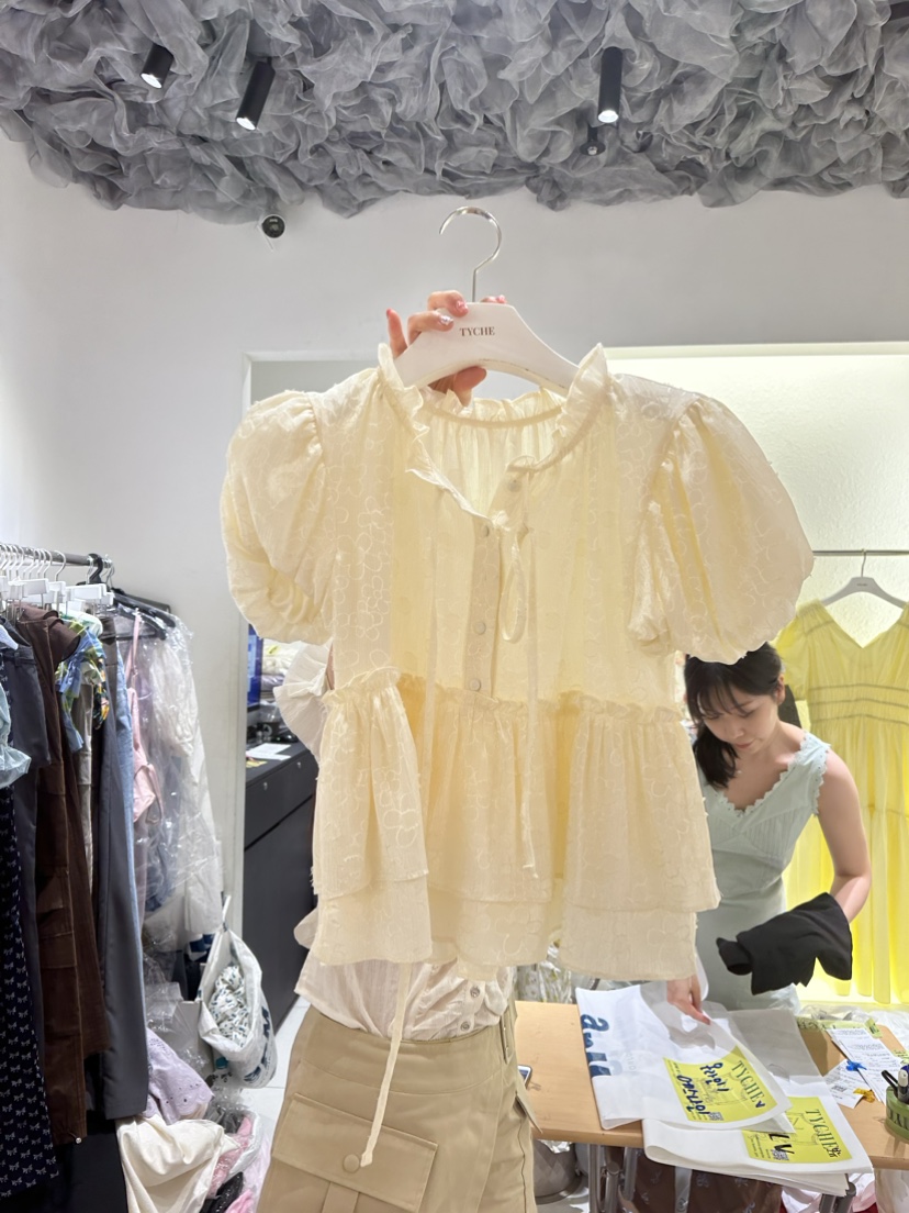 TYCHE韓國直郵東大門代購女裝新款推薦真品職業人氣襯衫蕾絲衫TYCHE襯衫/蕾絲衫圖色2