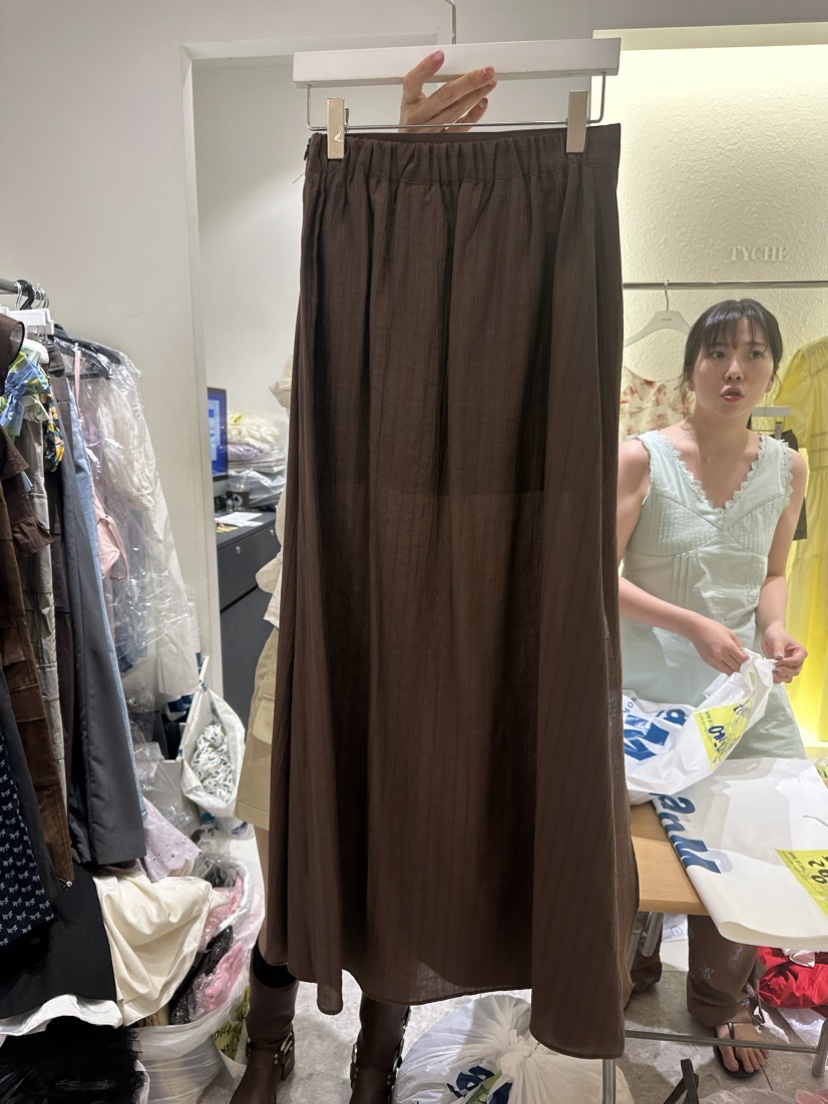 TYCHE韓國直郵東大門實拍女裝新品熱賣人氣24春夏職業長裙TYCHE長裙