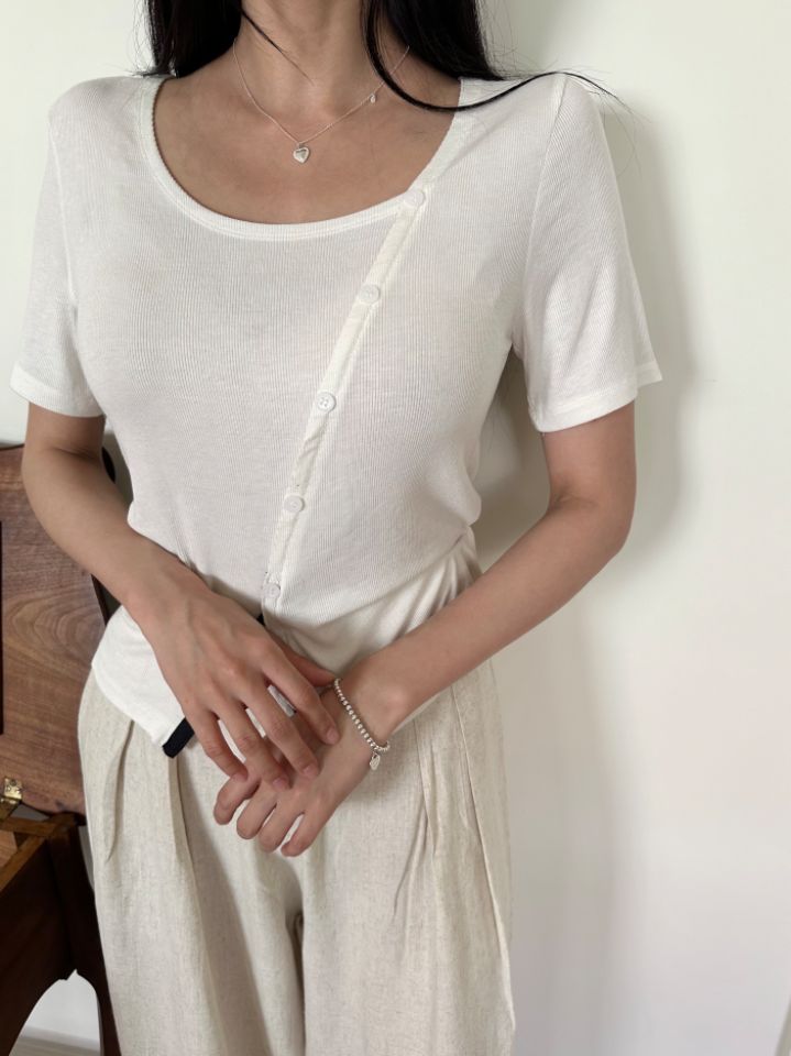 VAINLLA直郵韓國代購女裝新品推薦真品24春夏熱賣休閑T恤RE:FRESHT恤