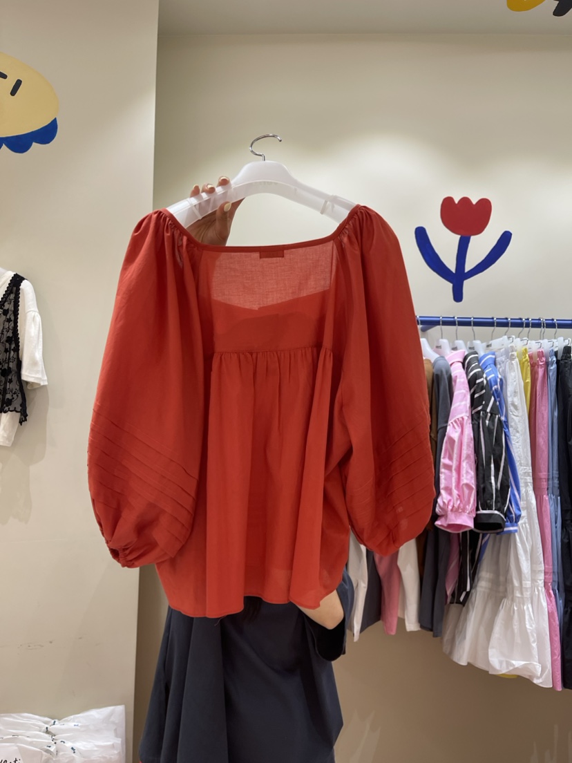 Venti韓國直郵東大門代購女裝新品時尚休閑人氣推薦襯衫蕾絲衫VENTI襯衫/蕾絲衫