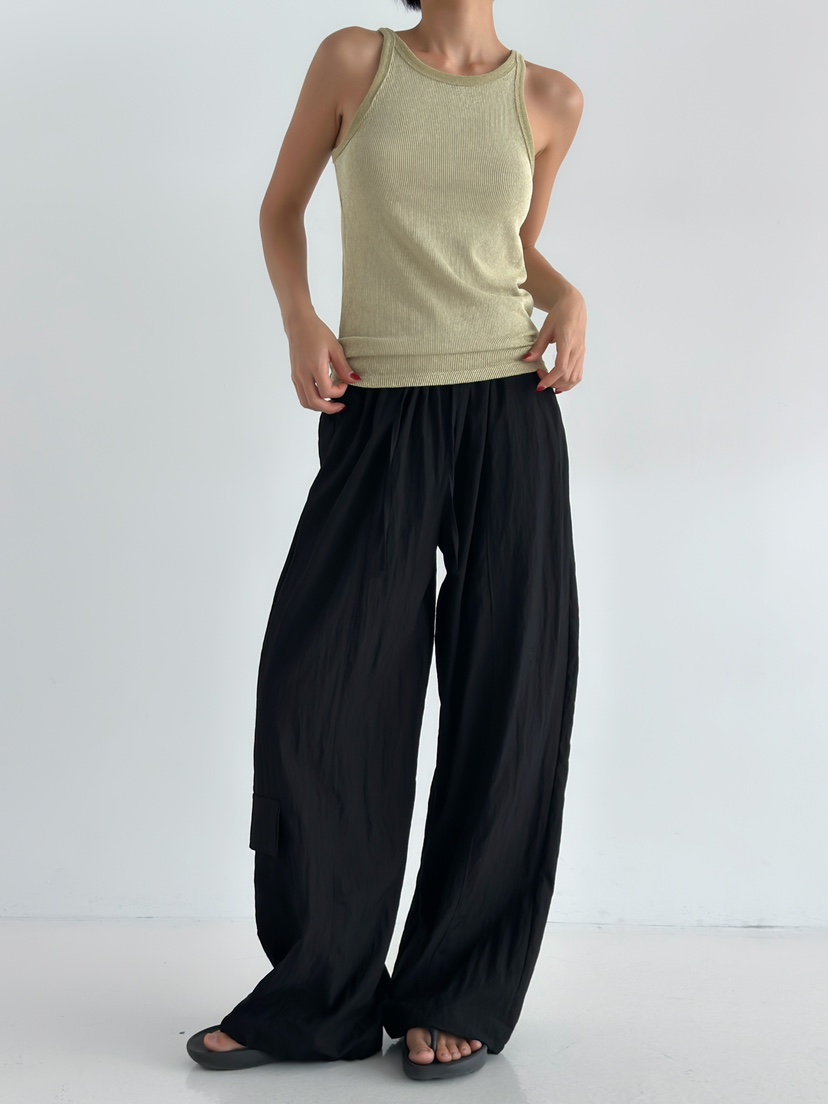 ANGLOG BEIGE韓國直郵東大門實拍女裝新品24春夏吊帶背心ANGLOG BEIGE吊帶/背心