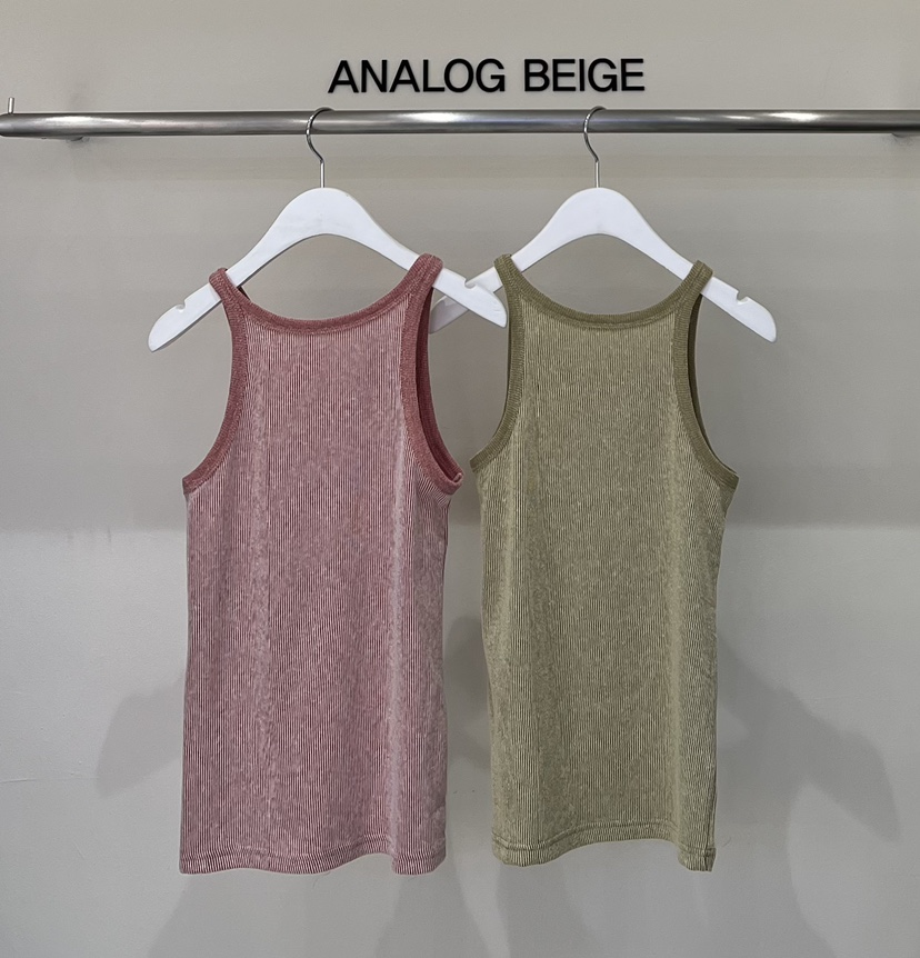 ANGLOG BEIGE韓國直郵東大門實拍女裝新品24春夏吊帶背心ANGLOG BEIGE吊帶/背心