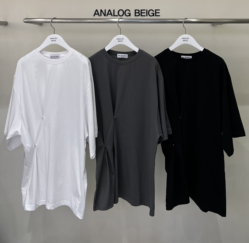 ANGLOG BEIGE韓國直郵女裝新品熱賣時尚職業人氣休閑24春夏T恤ANGLOG BEIGET恤