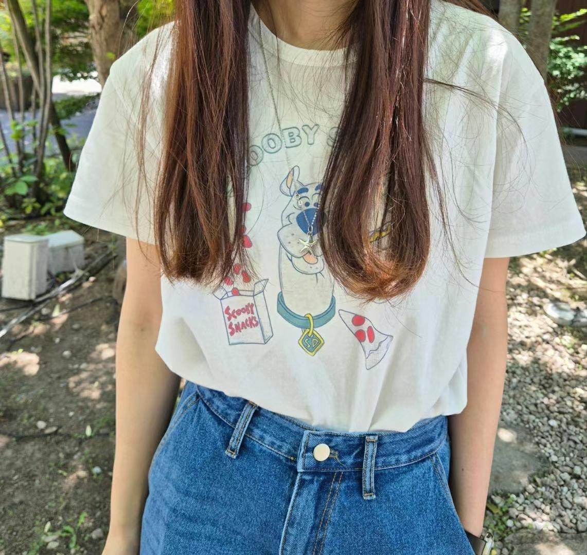 BOUNDARY韓國直郵東大門代購女裝新款時尚職業熱賣推薦休閑T恤BOUNDARYT恤