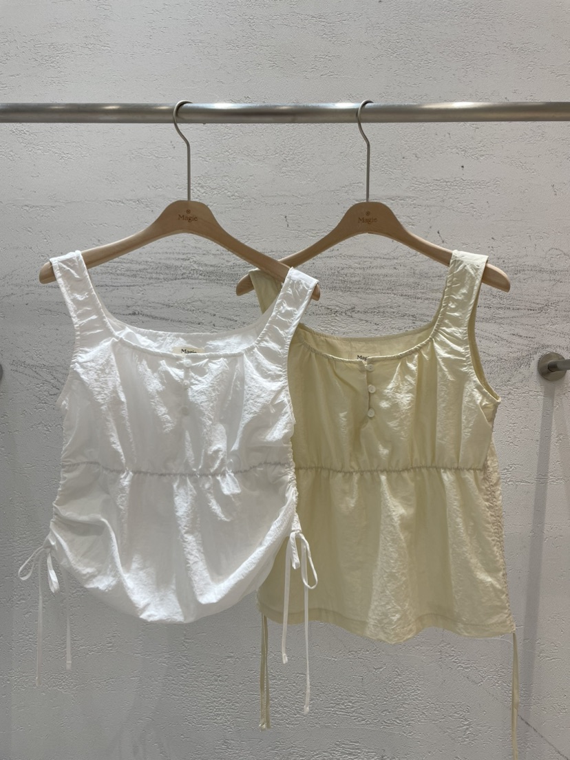 Magie韓國直郵東大門實拍女裝新品熱賣人氣休閑24春夏吊帶背心VI A吊帶/背心