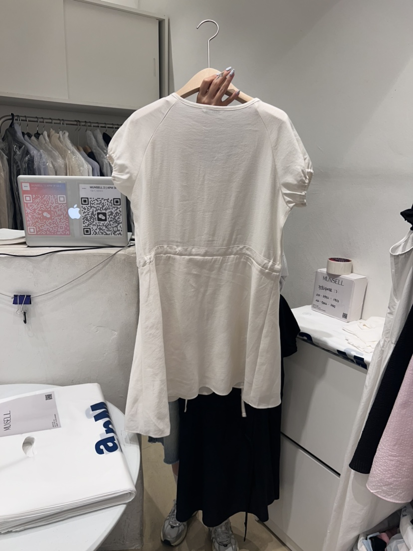 MUNSELL韓國直郵東大門代購女裝新款休閑推薦職業時尚連衣裙MUNSELL連衣裙