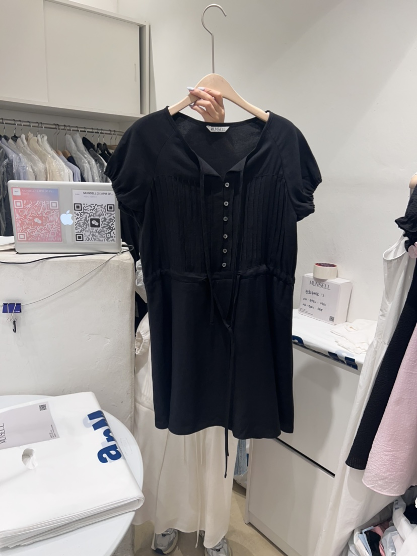 MUNSELL韓國直郵東大門代購女裝新款休閑推薦職業時尚連衣裙MUNSELL連衣裙圖色2